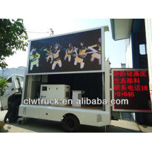 FOTON mobile led display truck,3-side led display